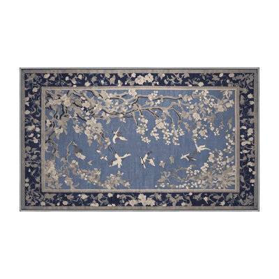 Tapis gris lavable à la machine