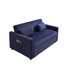 Canapé-lit futon, canapé-lit multifonctionnel en velours côtelé 3 en 1, dossier et oreillers réglables, canapé-lit convertible pour le salon, chambre à coucher