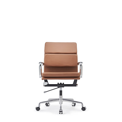 Chaise de bureau moderne en cuir simple