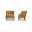 Fauteuil Chesterfield de 30,5 po Assiya-801330831