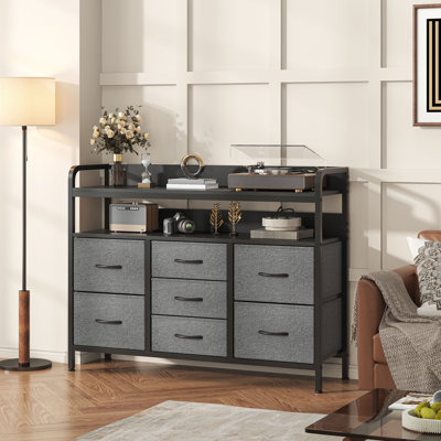 Metal 30cm W 7 - Drawer Chest of Drawers