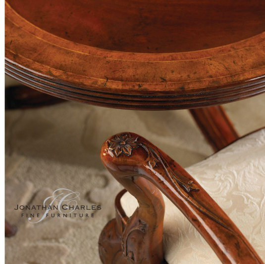 Buckingham Dining Table, Medium Antique Mahogany, 48" W x 88" L