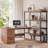 57.1" L Shaped Computer Desk with Storage-1431448272
