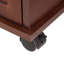 Table de bout électrique alimentée avec fonction de charge, table d'appoint étroite avec port USB et prise de courant, table de chevet avec rangement intelligent, table de chevet avec roulettes pour une utilisation polyvalente