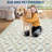 Runner Rug Long Washable Stain Resistant Rug for Hallway Non Slip Low Pile Ultra Soft Floor Mat, Foldable Floral Butterflies Carpet Runner-1591779697