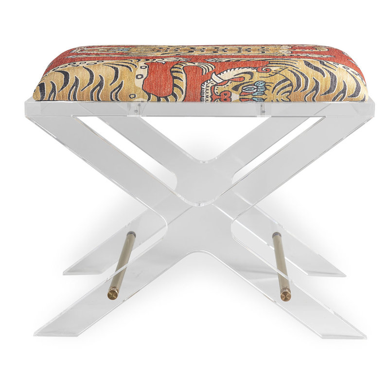 Delano Upholstered Dining Bench, Tiger.