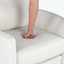 Fauteuil inclinable pivotant avec deux coussins amovibles-1821559451