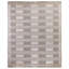 Metro-Velvet Geometric Area Rug in Light Brown/Gray-25181346