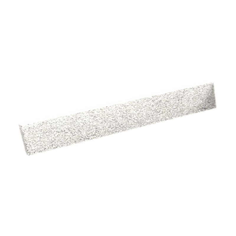 Ellipse Solid Surface Vanity Side Splash, Baby's Breath