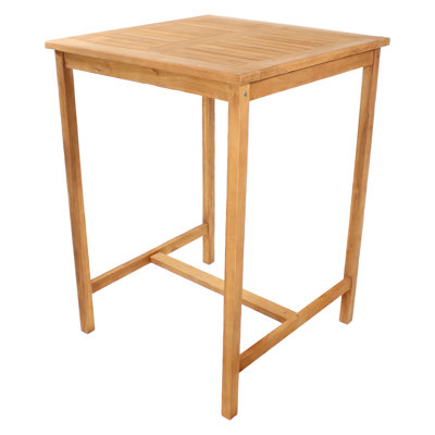 Anjlee Square Teak Outdoor Bar Table