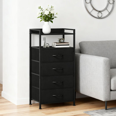 35cm W Iron+Density Board Bedside Table