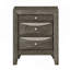 Table de chevet élégante avec rangement gris-1508771804