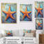 Spinny Starfish II - Starfish, art mural-1206829082-1206829081