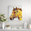 Stallion In A Saddle Print
