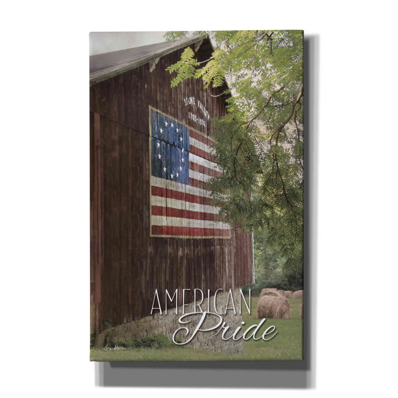 Calline American Pride par Lori Deiter, H 40 po x l 26 po x P 1,5 po