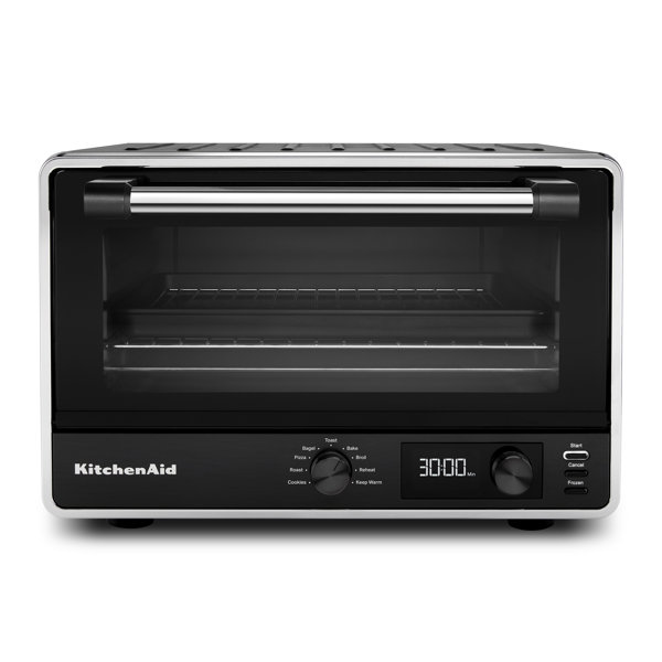  12L Mini Oven,Electric Cooker and Grill, Home Baking Small Oven  Timer Double Glass Door Top and Bottom Heat1000W Convection Countertop Toaster  Oven Useful (White) : Everything Else