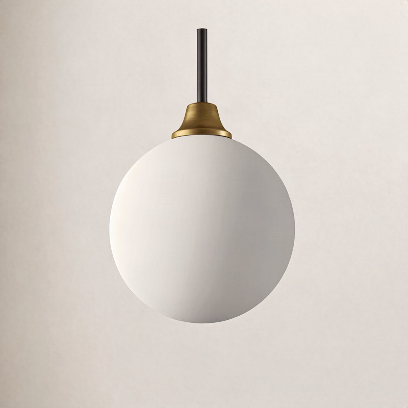 Hallas 1-Light Single Globe Pendant