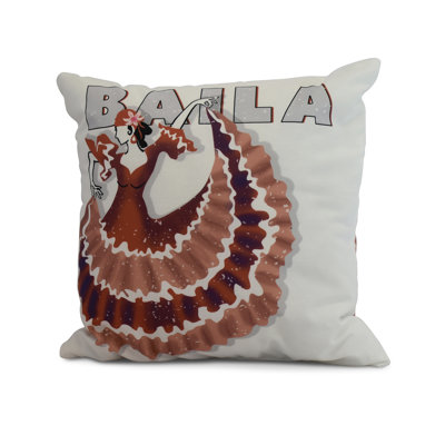 Housse et insert de coussin carré Cuban Flare