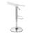 Derenzo Swivel Adjustable Height Counter Stool with Metal Frame