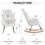 Chaise rembourrée avec fauteuil à bascule rembourré Teddy-747024247