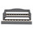Twin XL Size Linen Tufted Daybed – Sofa Bed Design, LED Belt & Trundle Included-1746553943