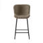 Loane Fabric Counter Height Bar Stools with Steel Legs-83443508