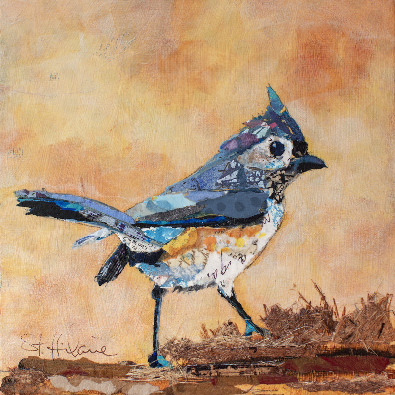 Tufted Titmouse by Elizabeth St. Hilaire - Wrapped Canvas Painting, 51cm H x 51cm W x 3.8cm D