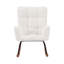 Chaise berçante rembourrée avec dossier haut Comfy