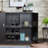Hazen  Espresso Finish Wine Cabinet II