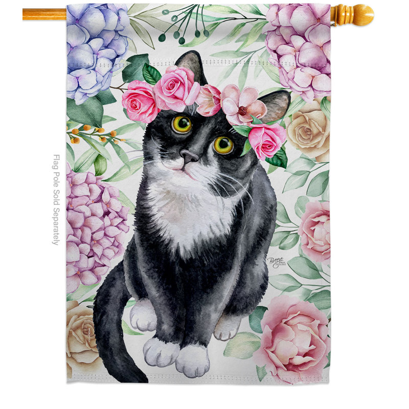 Double Sided 40'' H x 28'' W Polyester Animal House Flag