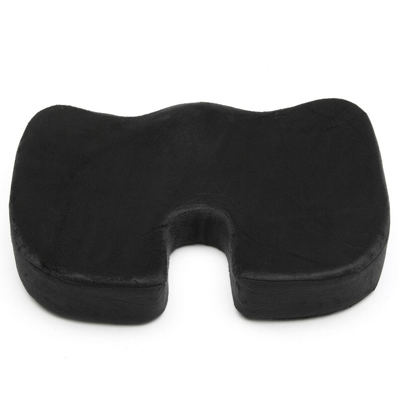 Blue Elephant Seat Cushion, Black