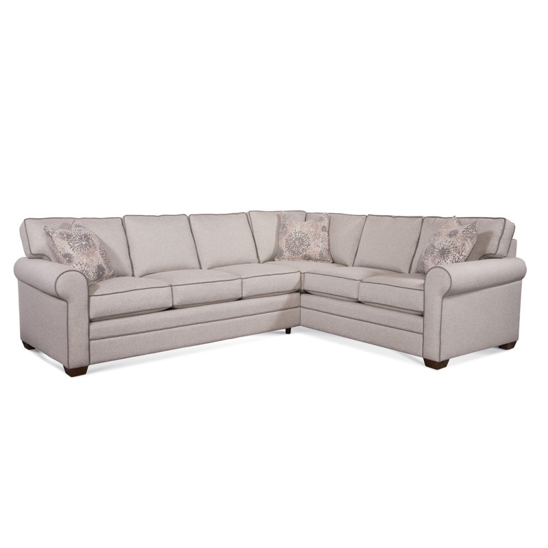 Bedford Sectional, Havana, Eggshell Crypton Performance; 0884-93, Right Hand Facing