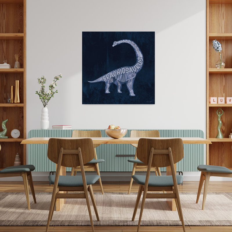Brachiosaurus Contemporary Art, 36" H x 36" W