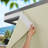  2 Panels Rod-Free Outdoor Curtains for Patio Waterproof, Sticky Top & Back Tab Bottom with Free Rope for Wind Resistance, Weatherproof Drapes for Gazebo/Porch-2128579107-2128579115