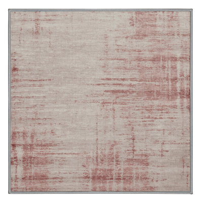 Machine Washable Abstract Gray Area Rug