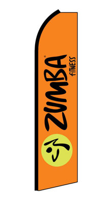 Double Sided 138'' H x 30'' W Polyester Feather Banner