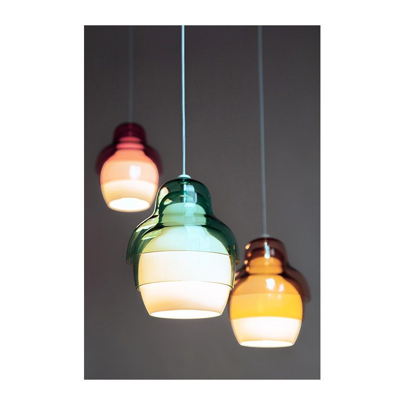 Matrioshka 1 - Light Pendant, Red