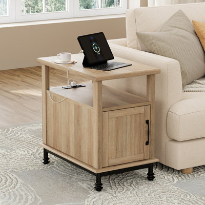 Modern End Tables With Charging Station