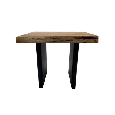 Ferrey Solid Wood Top End Table