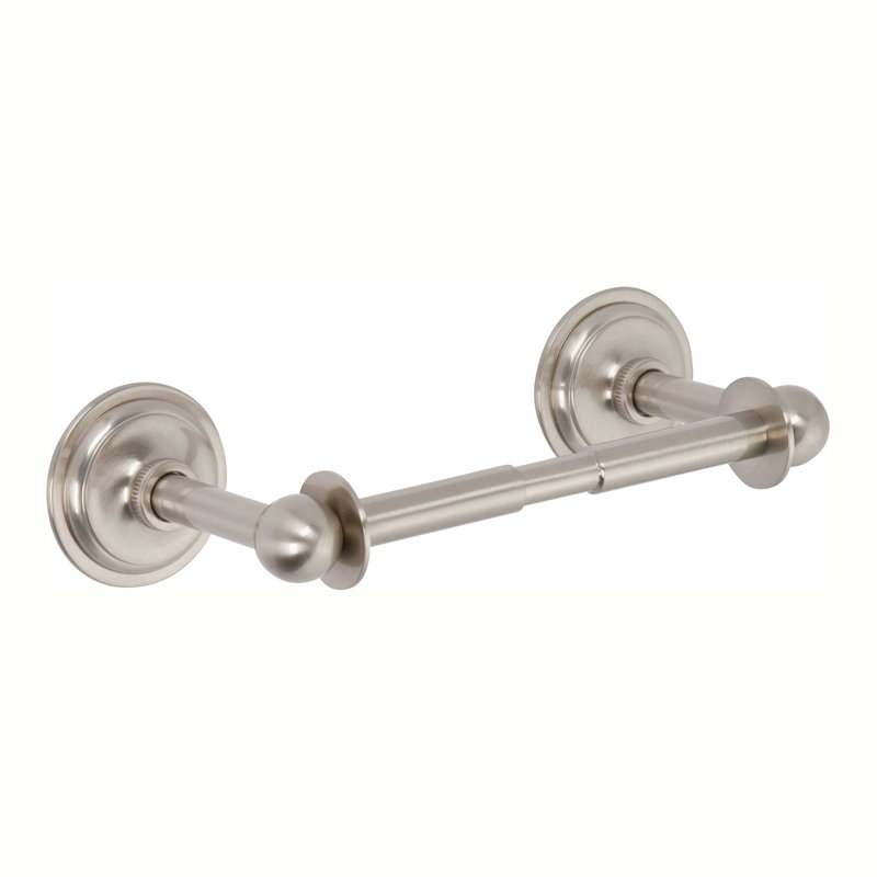 London Terrace Double Post Toilet Paper Holder, Satin Nickel