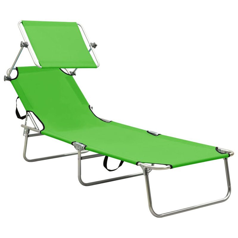 Chaise longue simple 75,6 "Lantz, Vert