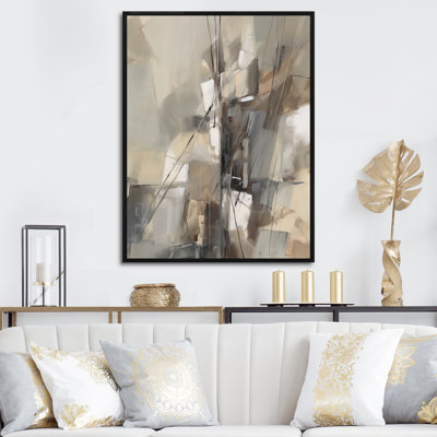 «Fentress Abstract Design Shapes I», reproduction sur toile