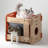 Hewe Cat Bunk Bed with Scratch Post