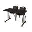 Table de formation en T Nick Nick, chaises empilables 2 M-32701889-32701892-32701884