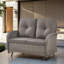 Causeuse d'extérieur en osier PE avec coussins de 49,5 po de large Gaetanino-219451380-243851323