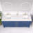 72" Quartz Bathroom Vanity Top With Double Rectangular Undermount Sinks And 4" Backsplash