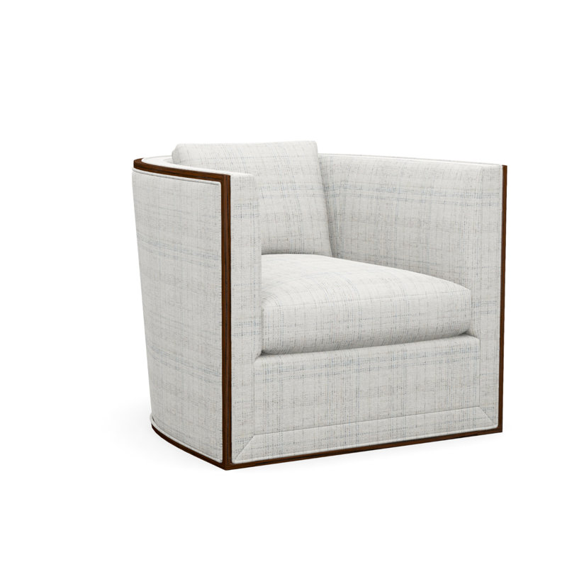 Chaise d'appoint Brett, Expresso, Galet Manchester