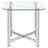 Linda Chrome 3-piece Coffee Table Set
