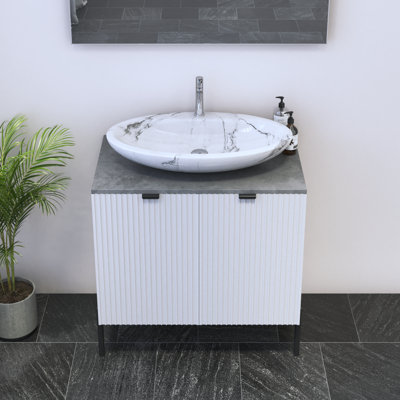 Lissia 31.5'' Single Bathroom Vanity with Top