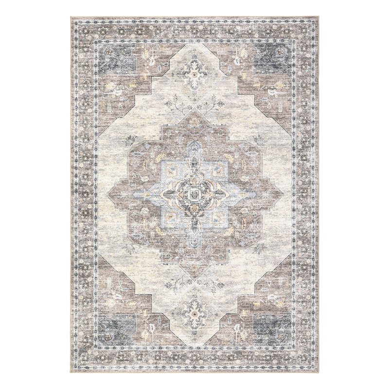 Tapis rectangulaire Braelee avec envers antidérapant, Rectangle 10 pi x 13 pi